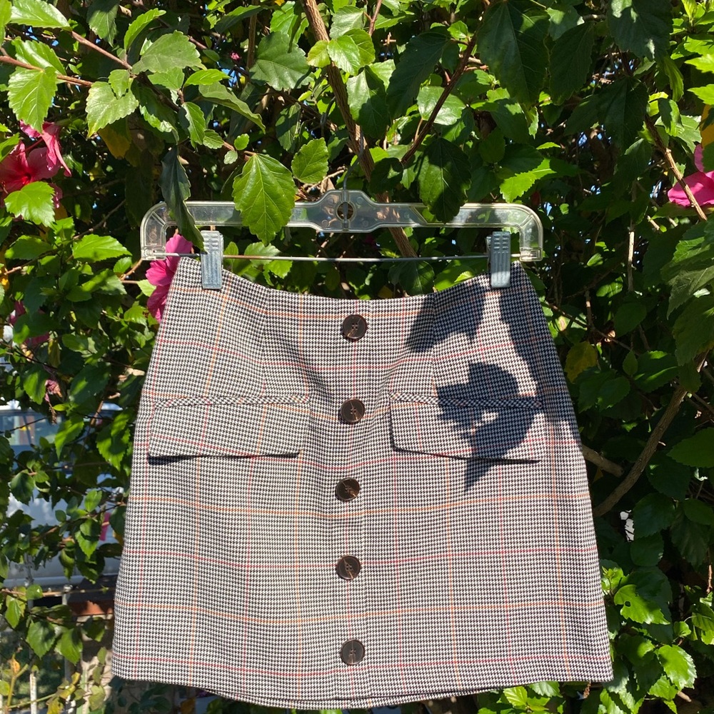 Plaid skirt